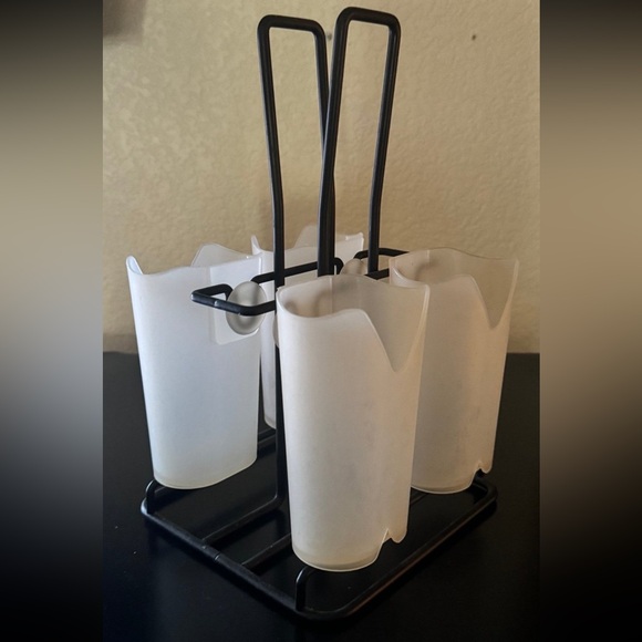 Utensils Carry all Metal Caddy with Plastic Holders - Picture 2 of 8